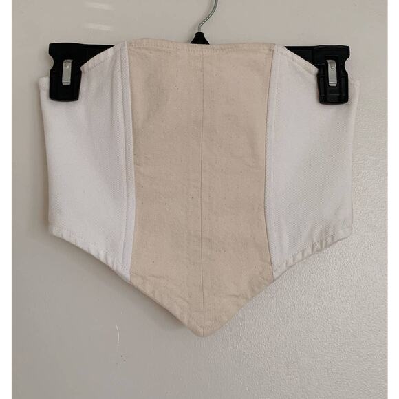 EB Denim Tops - Bone White EB Denim x Revolve Denim Corset S